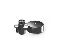 Tappwater EcoPro Compact - Filtro de agua para grifo más pequeño del mercado, filtra más de 100 sustancias. Sistema de filtración en 5 etapas con nanotecnología. Filtro de agua para grifo. (cromado)