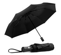 Tapvai Paraguas Plegable Antiviento, Paraguas Automatico, Paraguas A Prueba de Viento con Función de Apertura Y Cierre Automático, Plegable Paraguas De Viaje para Hombres, Mujeres