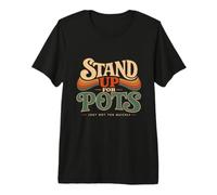 Taquicardia postural Retro Pots Awareness - Enfermedad crónica Camiseta Premium