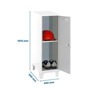 Taquilla 1015x400x500 SIMONLOCKER DISM.MINI + BAN. 915x400x500+PIES B/G marca SIMONRACK