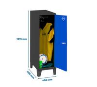 Taquilla 1015x400x500 SIMONLOCKER DISM.SINGLE MINI 915x400x500+PIE AN/AZ marca SIMONRACK