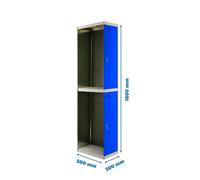 Taquilla 1800x300x500 SIMONLOCKER PROFESIONAL TANDEM 1/2 300 ADDI GR/AZ marca SIMONRACK
