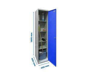 Taquilla 1800x400x400 SIMONLOCKER PROFESIONAL CLEANING 180x40x40 1/4 GR/AZ marca SIMONRACK