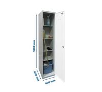 Taquilla 1800x400x400 SIMONLOCKER PROFESIONAL CLEANING 180x40x40 1/4 GR/BC marca SIMONRACK