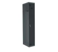 Simon Rack Taquillas Vestuario Metalicas, MÓDULO Adicional, 1 Puerta, Incluye Llave, Profesional, Doble Compartimento, 1800x400x500 mm, Antracita - Simonlocker