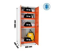 Taquilla 1800x800x400 SIMONLOCKER DISM.FITOSANITARIO 180x80x40 mm GRI/NA marca SIMONRACK