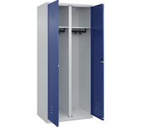 Taquilla con separación de ropa limpia/sucia Classic PLUS C+P, pared separadora central, 1 sección