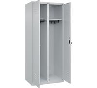 Taquilla con separación de ropa limpia/sucia Classic PLUS C+P, pared separadora central, 1 sección