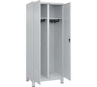 Taquilla con separación de ropa limpia/sucia Classic PLUS C+P, pared separadora central, 1 sección