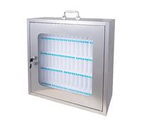 Taquilla de Acero Inoxidable para Teléfonos Móviles, Cárcel para Teléfonos para El Aula, Resistente y Duradera, Fácil de Transportar, Adecuada para Fábricas, Empresas y Laboratorios(X-Large)