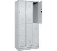 Taquilla de dos pisos Classic PLUS C+P, 3 compartimentos