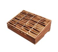 Taquilla de Madera para Teléfonos Móviles, Soporte para Teléfonos Móviles para Aulas, Gran Capacidad de Carga, No Requiere Montaje, Apto para Uso Doméstico y Comercial(Brown,Small)