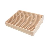 Taquilla de Madera para Teléfonos Móviles, Soporte para Teléfonos Móviles para Aulas, Gran Capacidad de Carga, No Requiere Montaje, Apto para Uso Doméstico y Comercial(Natural,Large)