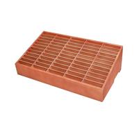 Taquilla de Madera para Teléfonos Móviles, Soporte para Teléfonos Móviles para Aulas, Gran Capacidad de Carga, No Requiere Montaje, Apto para Uso Doméstico y Comercial(Red,Medium)