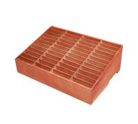 Taquilla de Madera para Teléfonos Móviles, Soporte para Teléfonos Móviles para Aulas, Gran Capacidad de Carga, No Requiere Montaje, Apto para Uso Doméstico y Comercial(Red,Small)