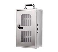 Taquilla de teléfono montada en la pared con bloqueo de contraseña, almacenamiento seguro para escuelas y oficinas, portátil, para clase, teléfono, orga, ideal para un acceso seguro y cómodo, 36