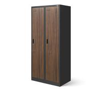 Taquilla Doble Armario Vestuario 2B1A Metalico 180 cm x 80 cm x 50 cm