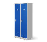 Taquilla Doble Armario Vestuario 2B1A Metalico 180 cm x 80 cm x 50 cm