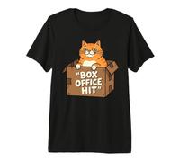 Taquilla Hit Cat Funny Feline Movie Lover Camiseta Premium