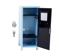 Taquilla Metálica De Escritorio | fuerte con cerradura y llave - Armario pequeño con cerradura,para Escuela Escritorio Habitación Dormitorio Sala de Juegos Aula Mujeres Hombres Niño Estudiante