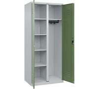 Taquilla para productos de limpieza Classic PLUS C+P, 1 compartimento, pared medianera