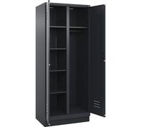 Taquilla para productos de limpieza Classic PLUS C+P, 1 compartimento, pared medianera