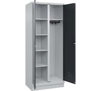 Taquilla para productos de limpieza Classic PLUS C+P, 1 compartimento, pared medianera