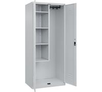 Taquilla para productos de limpieza Classic PLUS C+P, 1 compartimento, pared medianera corta
