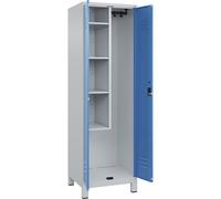 Taquilla para productos de limpieza Classic PLUS C+P, 1 compartimento, pared medianera corta