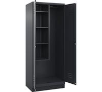 Taquilla para productos de limpieza Classic PLUS C+P, 1 compartimento, pared medianera corta