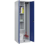Taquilla para productos de limpieza Classic PLUS C+P, 1 compartimento, pared medianera corta