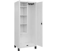 Taquilla para productos de limpieza Classic PLUS C+P, 1 compartimento, pared medianera corta