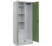 Taquilla para productos de limpieza Classic PLUS C+P, 1 compartimento, pared medianera corta