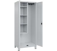 Taquilla para productos de limpieza Classic PLUS C+P, 1 compartimento, pared medianera corta