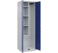 Taquilla para productos de limpieza Classic PLUS C+P, 1 compartimento, pared medianera corta