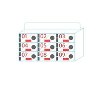 Taquilla para teléfono móvil, Armario acrílico para Guardar teléfonos móviles con cerraduras y Llaves, taquillas numeradas Transparentes para Montaje en Pared, para escuelas, fábricas y ofic