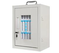 Taquilla segura para teléfono con asa y llaves, caja de almacenamiento móvil de 24 ranuras para aula, oficina y fábrica, bloqueo de seguridad para dispositivos de estudiantes, solución de nización