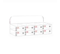 Taquillas acrílicas para teléfono con llave, armario de almacenamiento transparente para oficina, escuela, aula y fábrica, soluciones seguras de almacenamiento para teléfonos móviles