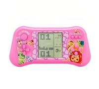 TAQY Bloquear Consola de Juegos 999 en 1 Juegos Juego de Ladrillos Consola de Juegos de Bolsillo Retro Recuerdos de los 70/80/90 Juguetes Dispositivo de Juego portátil Regalos para niños (Pink)