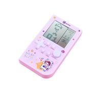 TAQY Bloquear Consola de Juegos con 26 Juegos Colores macarrones Retro Máquina de Juego de Bolsillo Juego Ladrillos Batalla de Tanques Juguete Dispositivo electrónico Mano Regalo para niños (Pink)