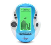 TAQY Consola de Juegos Block Luz de Fondo Verde Ajustable 26 Juegos de Ladrillos Batalla de Tanques Juego electrónico para niños Retro Máquina de Juego portátil Juguetes Regalos Festivos (Blue)