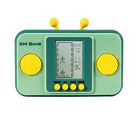 TAQY Consola de Juegos Creativity Brick Portátil Retro 26 Juegos de Bloques Nivel/Velocidad Ajustable Botones de Silicona Suave Carreras Juguetes Electrónicos Regalos Navideños para Niños (Green)