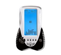 TAQY Retroiluminado Azul Consola de Juegos de bloque3398 en 1 Retro Batalla de Tanques/Serpiente Rompecabezas de Bolsillo Portátil de Juguete de ladrillo Regalos para Adolescentes/niños (Black)