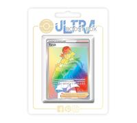 Tarak (Lionel) 195/185 Arcoíris Secreta Entrenadore - Ultraboost X Epée et Bouclier 4 Voltage Éclatant - Box de 10 Cartas Pokémon Francés