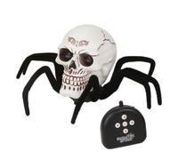 Tarantula Toy - Araña de simulación remota inalámbrica | Spooky Horror Crawler con luz musical Sound Motion Action para niños, fiesta, broma, configuración, diversión, Halloween, juego de miedo