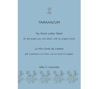 TARAXACUM My Floral Letter Sheet: For the people you care about, with an origami touch