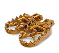 TARAZON CNC Moto Reposapiés Estriberas de Motocicleta para SOFTAIL Sport Glide Street Bob Breakout Low Rider 2018 2019, Oro