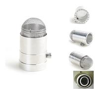 TARAZON Silenciador de aluminio punta de escape tubo de escape con retención de chispas para Yamaha Raptor 350 660 700R