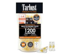 Tarbust 1200, Boquillas para Cigarrillos, Filtros Tabaco, Boquilla Targard, Boquillas Tabaco de Liar 8mm, Filtro Cigarros y Tabaco, 1200 Filtros Anti Nicotina y Alquitran para Regular