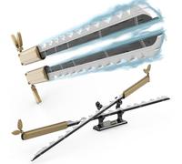 Tarcury Kit de Construcción de Espada Anime - Espada de Hashibira Inosuke - Katana de Doble Filo Cosplay Juguete - 102.9cm, 838 Piezas - para Niños y Adultos